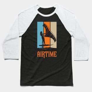 Kitesurf Kiteboarder Vintage Kite Kitesurfing Kiteboarding Gift Baseball T-Shirt